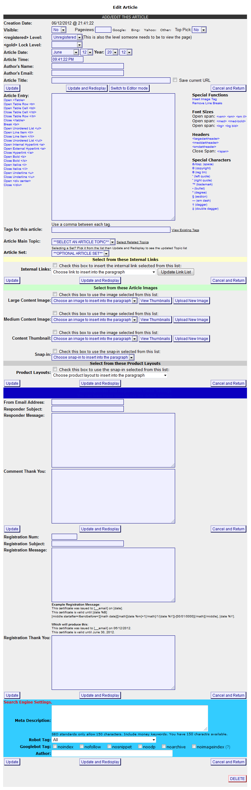 Article Module