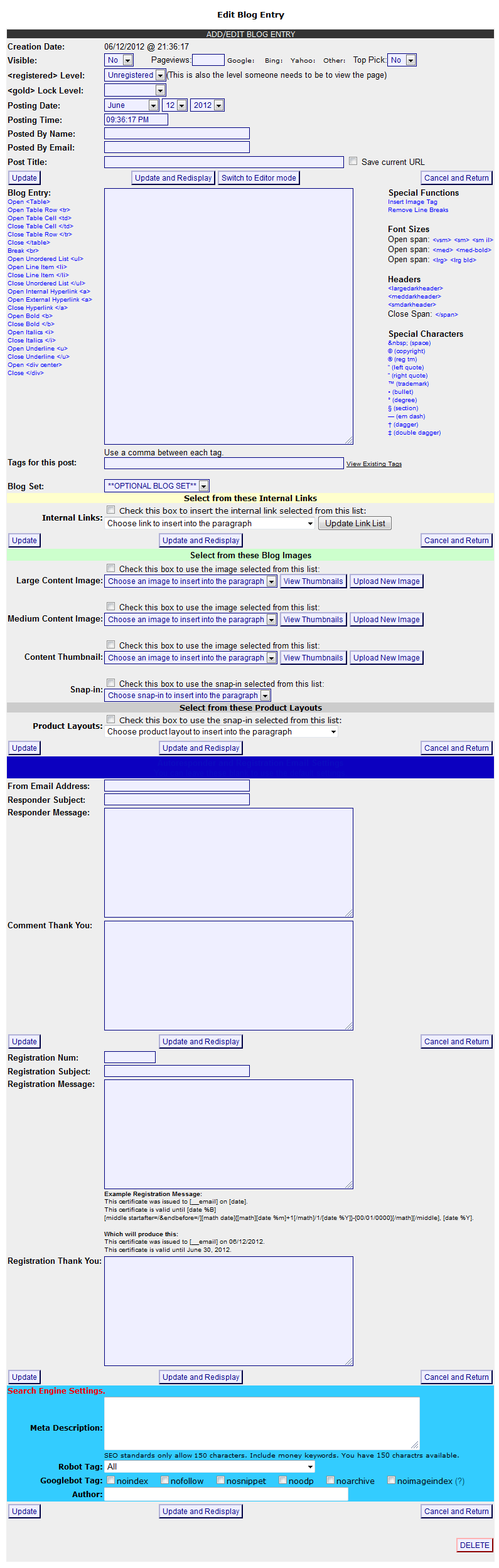 Blog Module Blog Module