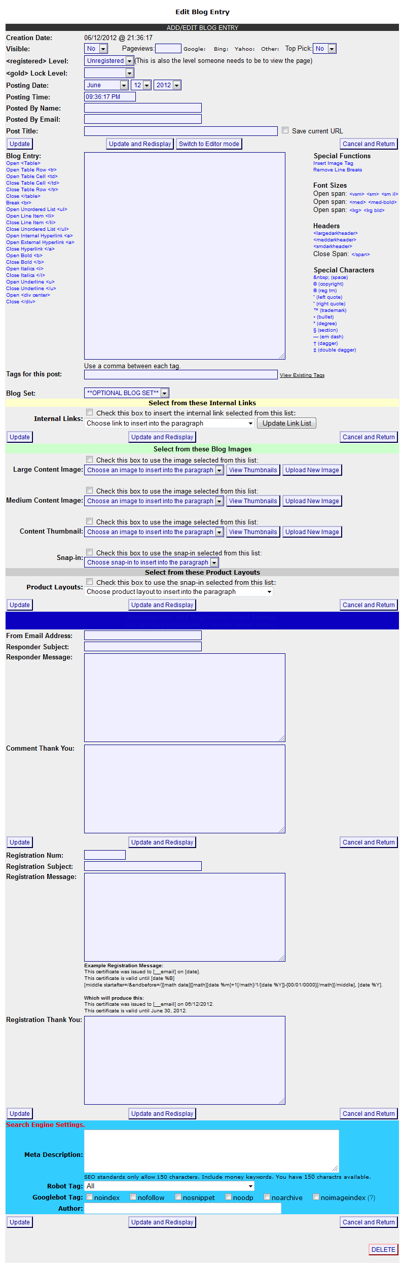 Blog Module